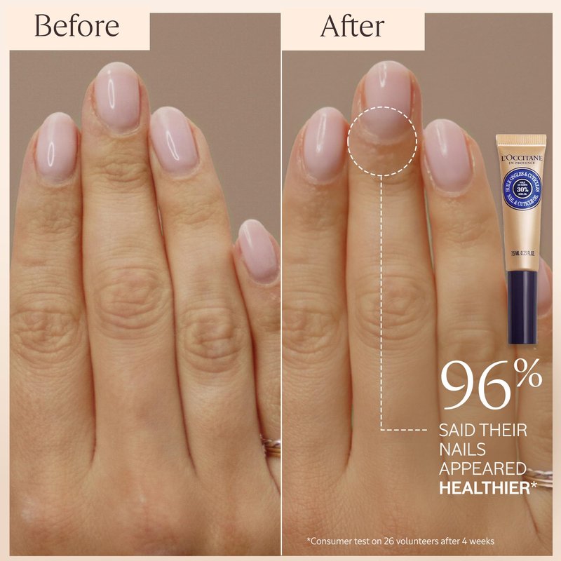 L'OCCITANE Nourishing Nail & Cuticle Oil with 30% Shea Oil. 0.25 fl oz
