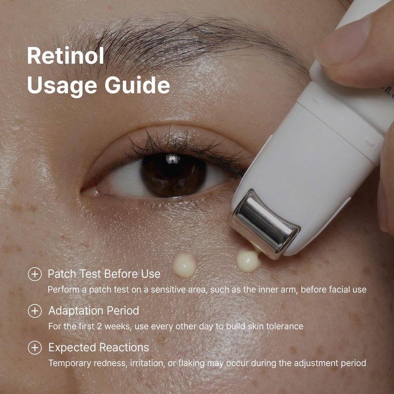 Dr.Althea Retinol Flat Iron Eye Roller | Face Lift Serum with Gua Sha Roller | Antiaging Care with Madecassoside & Centella & Hyaluronic Acid | Vegan Korean Skincare, 0.84 fl oz