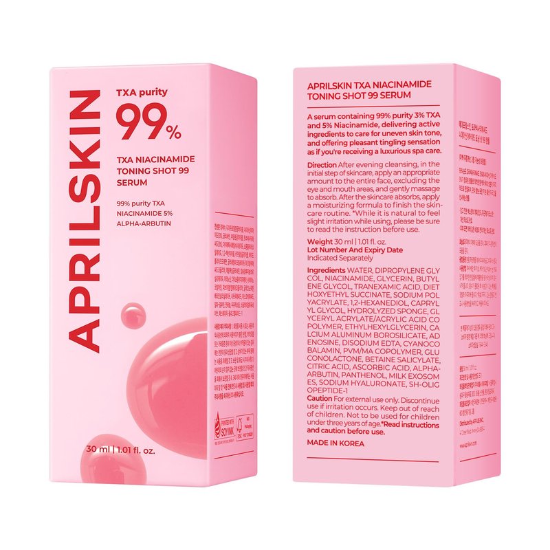 APRILSKIN TXA Niacinamide Toning Shot Serum - Brightening & Pore Care | 1.01 fl. oz.