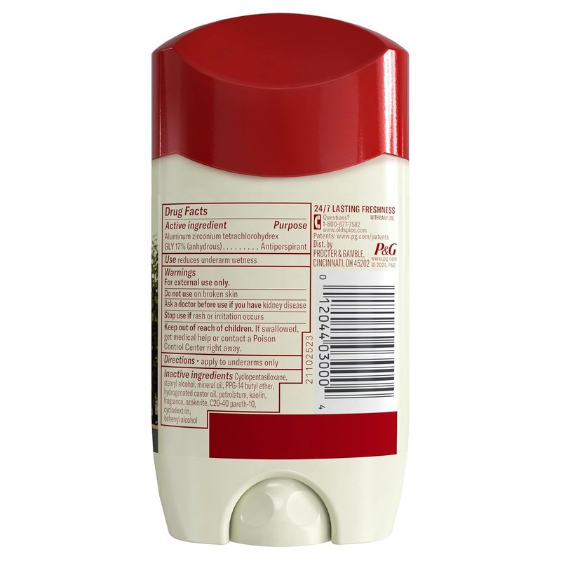 Old Spice Antiperspirant & Deodorant Volcano - Charcoal Infused, 2.6oz (Pack of 3) | Travel-Size Swagger Body Wash