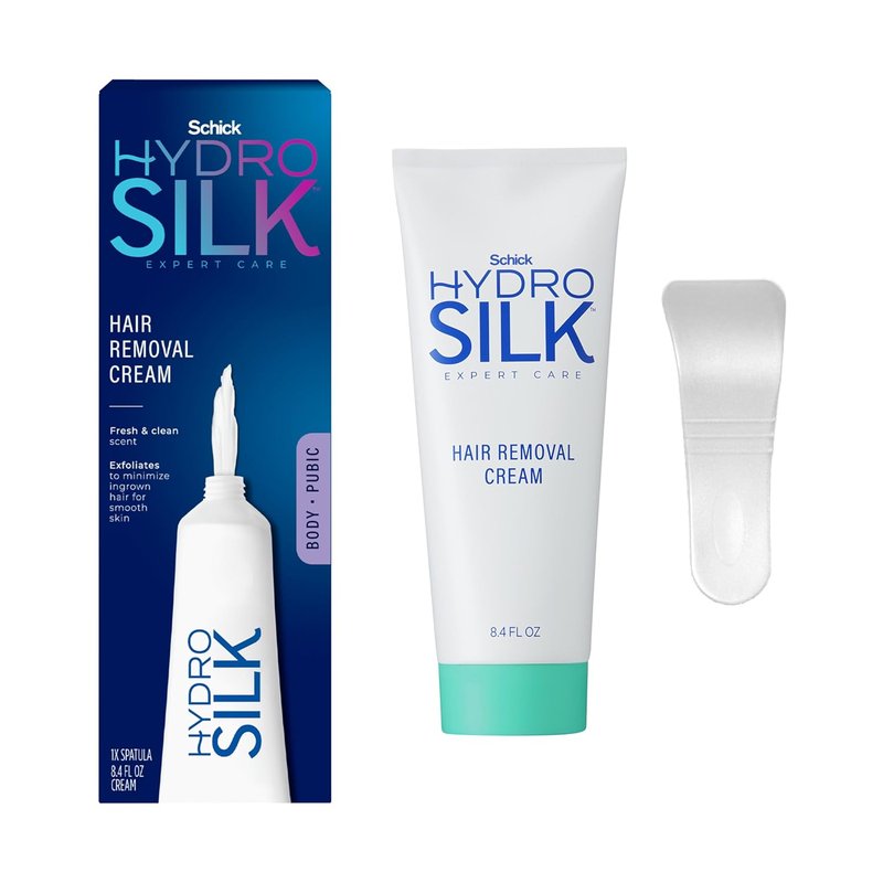 Schick Hydro Silk Depilatory Cream - Smooth Skin for Body & Bikini Area | 6 oz