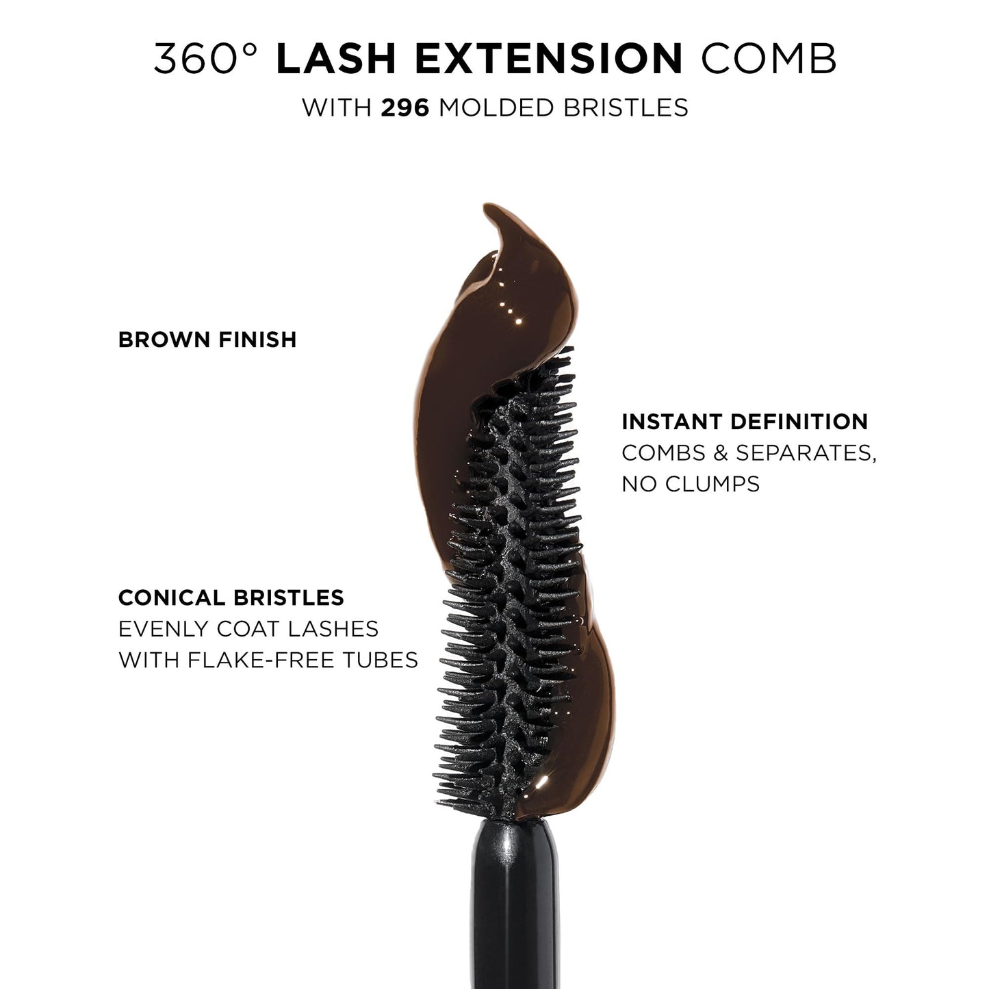tarte tartelette tubing mascara – Lash Extensions in a Tube, Easy-to-Remove Eye Makeup, Clinically Proven to Volumize & Curl, 24Hr Smudge-Proof Longwear, Vegan & Cruelty-Free, full size, brown