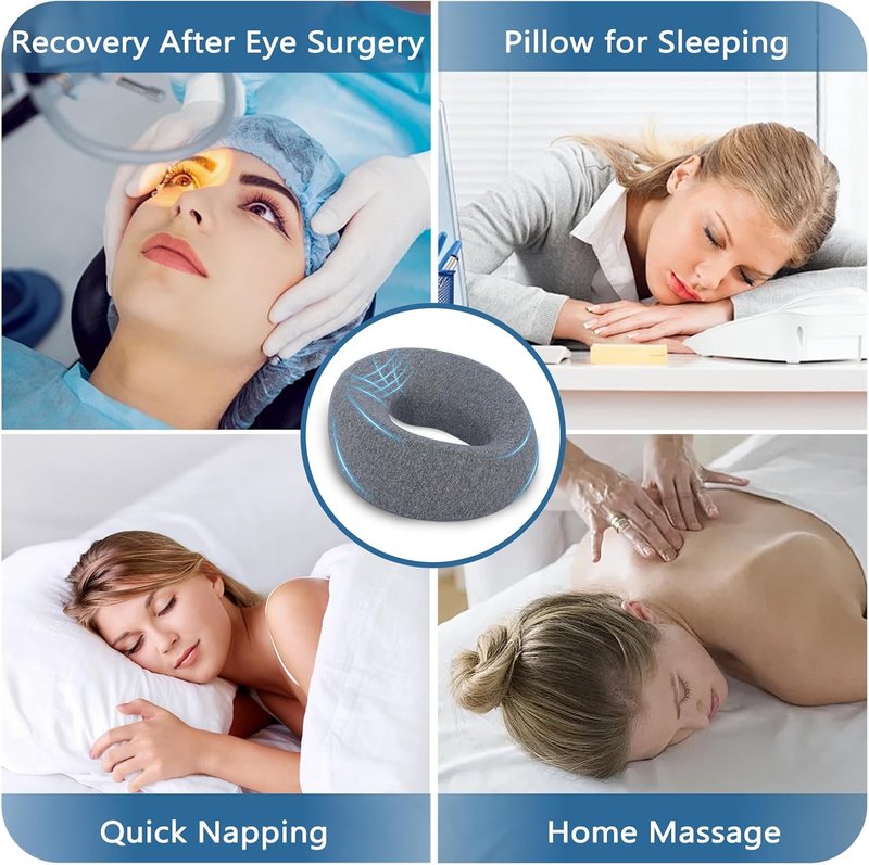 Face Down Pillow | Comfortable Massage Headrest for Post-Surgery Recovery & Neck Pain Relief