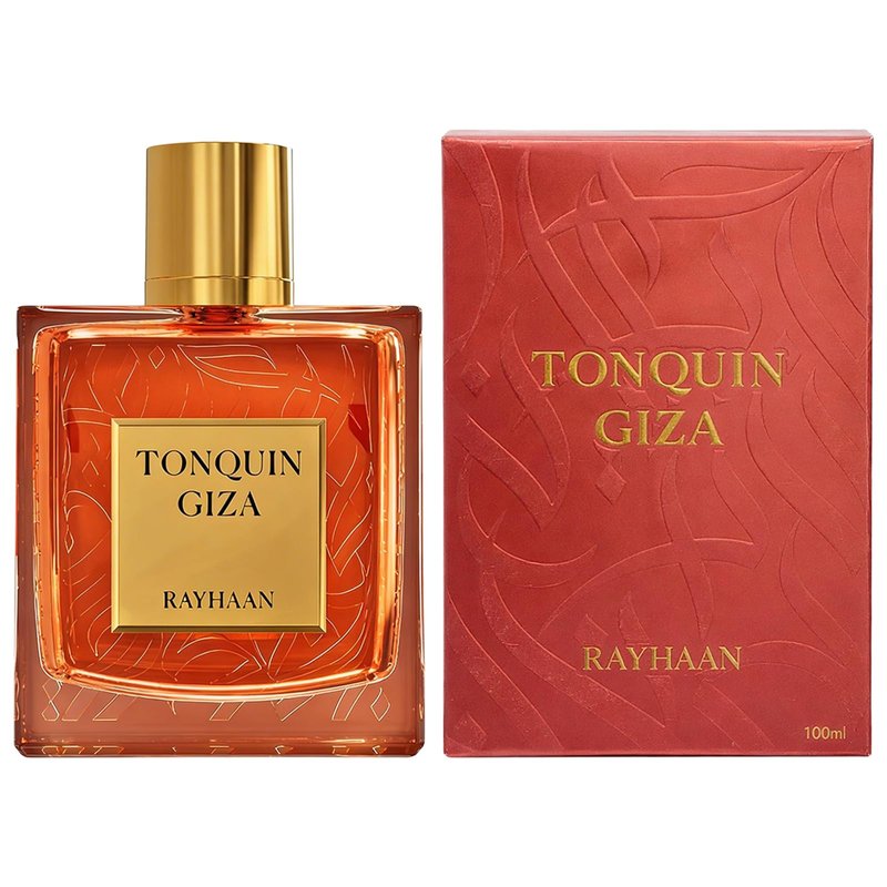 Rayhaan Tonquin Giza – Gourmand, Spicy, Sweet, Warm – Eau de Parfum Spray Long-Lasting Fragrance for Unisex, 3.4 Ounce / 100 ml