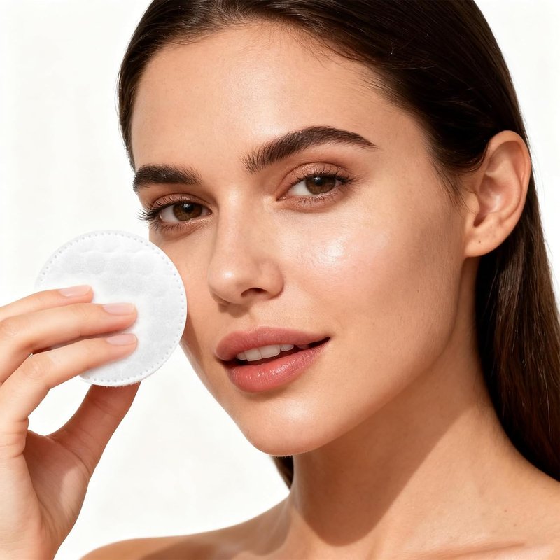 Premium Cotton Rounds - 100% Pure Cotton Makeup Remover Pads for Sensitive Skin | 500 Count