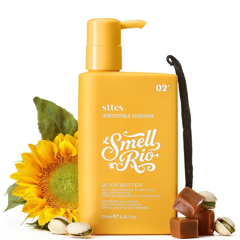 Irresistible Sunshine Body Butter - Fast-Absorbing Firming Cream with Coconut & Jojoba Oils | 250ml