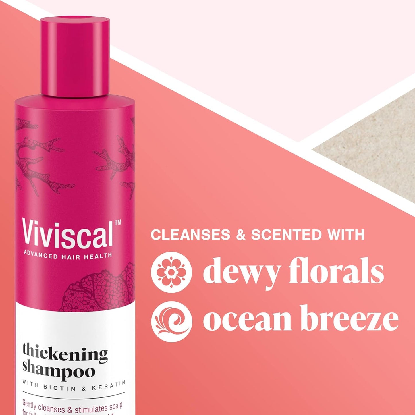Viviscal Hair Thickening Shampoo & Serum Bundle - 250ml Shampoo & 50ml Serum