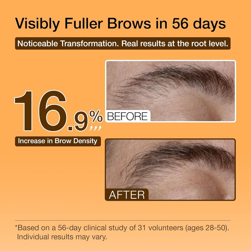 Skiennix Eyebrow Enhance Serum - 5 Peptides & Resurrection Plant for Fuller, Healthier Brows | 8ml