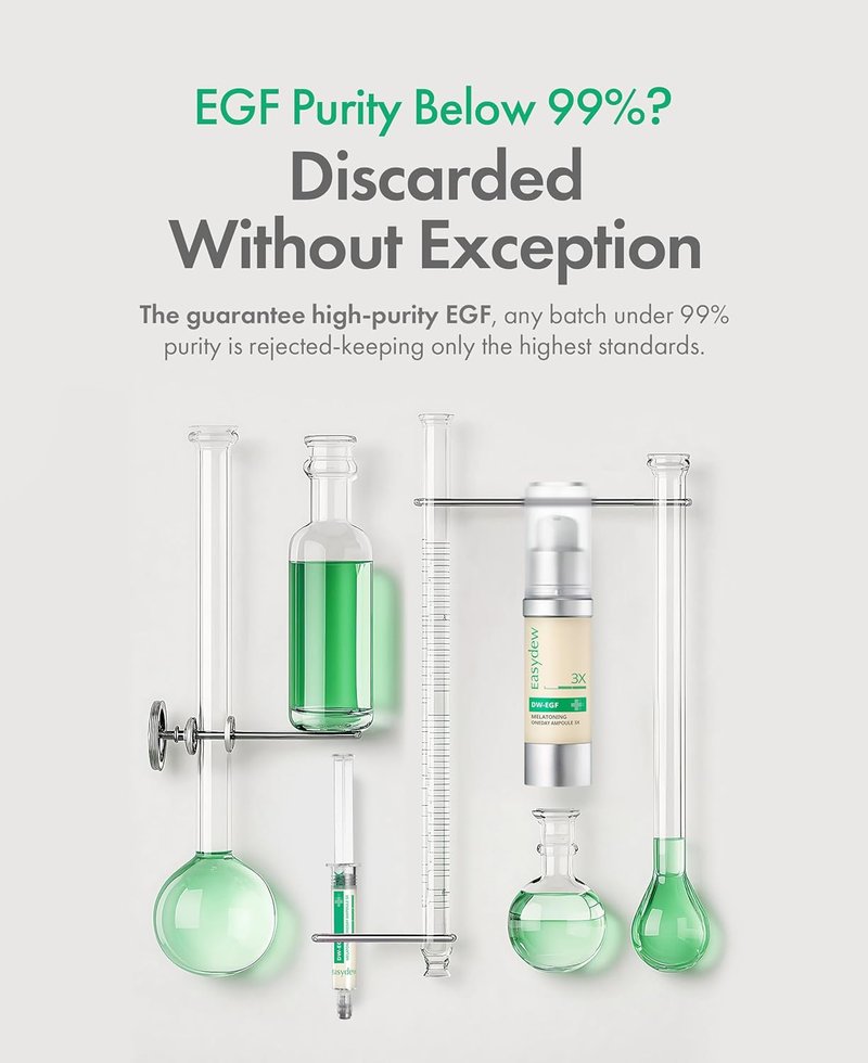 Easydew DW-EGF Melatoning Ampoule - Hydrating Dark Spot Serum with Niacinamide & Glutathione | 1.01 fl oz
