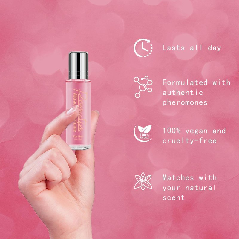 Flywrun Pheromones Perfumes for Women Roll-On, Long-Lasting Elegant Fragrance, Enhance Presence & Confidence, Vegan & Cruelty-Free Travel Perfume
