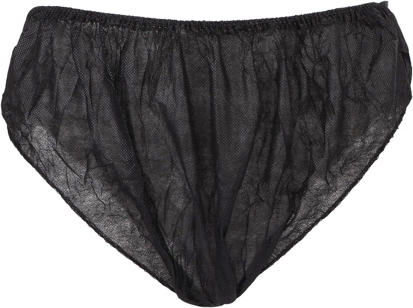 ZASCHMOY 50pcs Disposable Black Underwear, One Size Fits Most Portable Travel Underwear for Women And Men Outdoor Tourism Hotel
