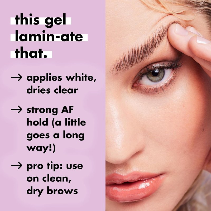 e.l.f. Brow Laminating Gel - Strong Hold, Clear-Drying & Water-Resistant | Vegan Brow Sculpting Gel
