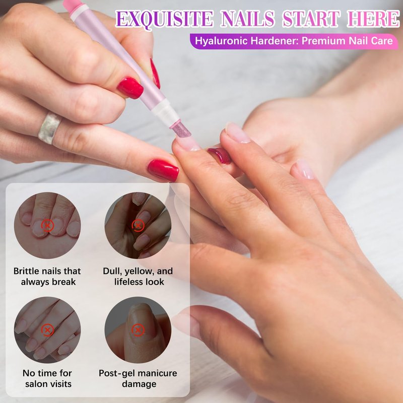 Ceramic Cuticle Remover Nail Oil Pen - 2-In-1 Hangnail & Cuticle Care | 0.5ml Essential Oil Each