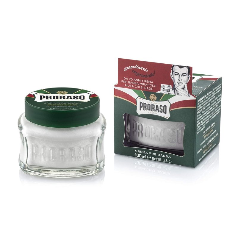 Proraso Pre-Shave Conditioning Cream - Refreshing Menthol & Eucalyptus Oil | 3.6 oz for Men
