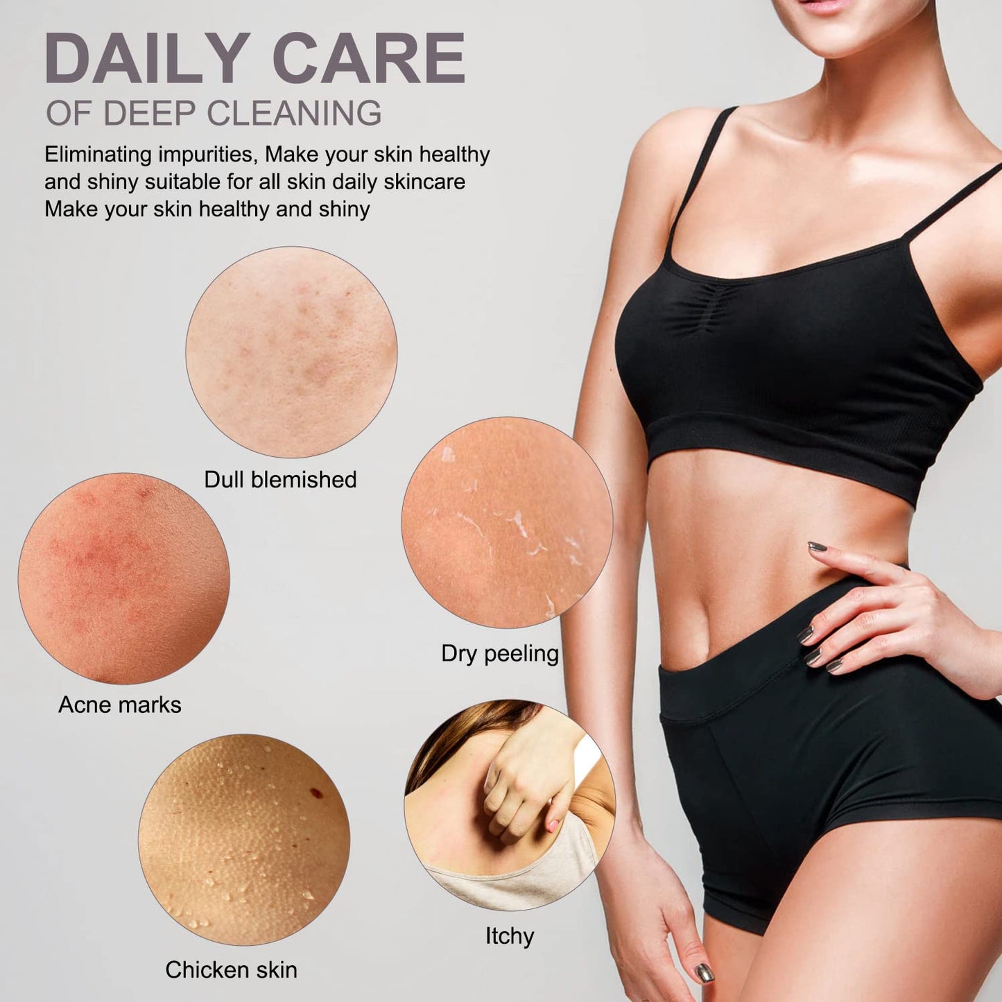TUZIER African Net Sponge 3 Pieces African Exfoliating Net African Bath Sponge Scrubbing Rag Net African Wash Shower Long Net Body Scrubber