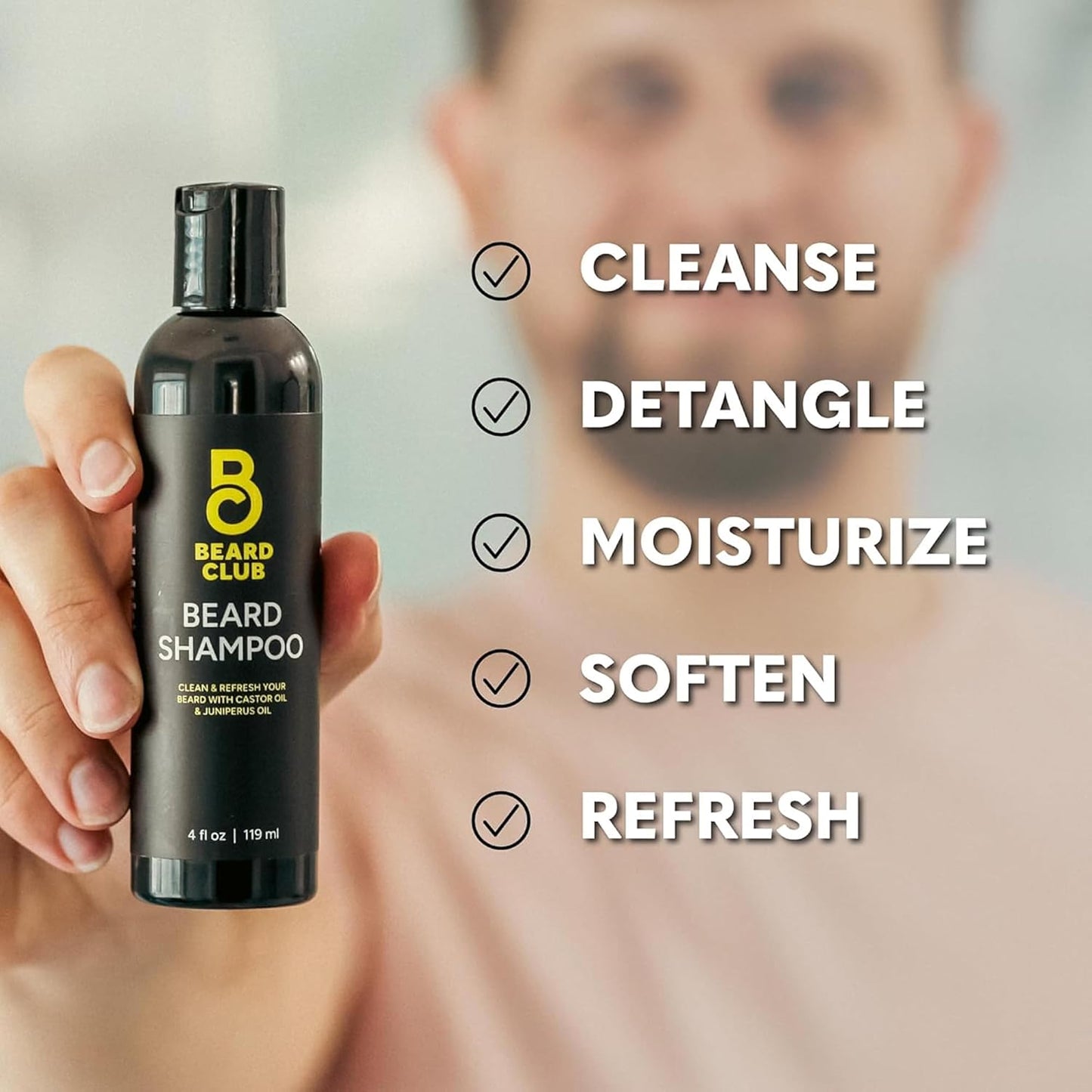 The Beard Club Beard Kit - Complete Grooming & Care Set with Cedar & Sandalwood Oil | Perfect Gift for Men