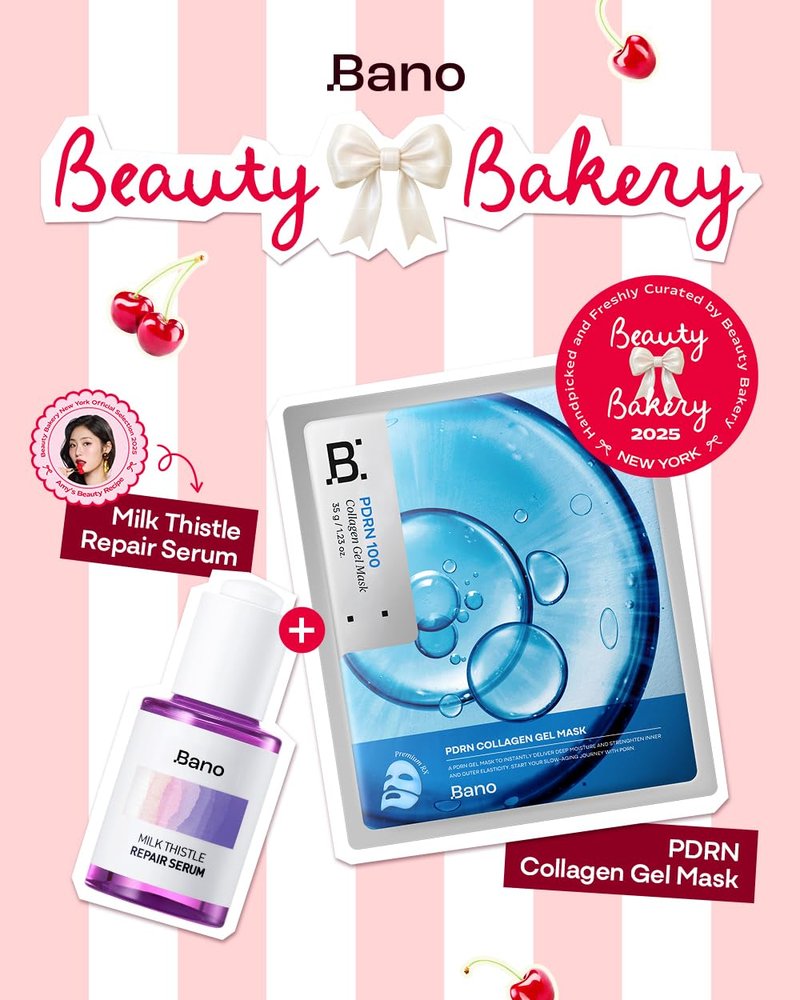 Bano PDRN Collagen Gel Mask - Korean Overnight Face Mask for Firming & Deep Hydrating | Biome PDRN for Skin Elasticity | Korean Skin Care for Sensitive Skin | Fragrance-Free |1.23 oz, 4EA