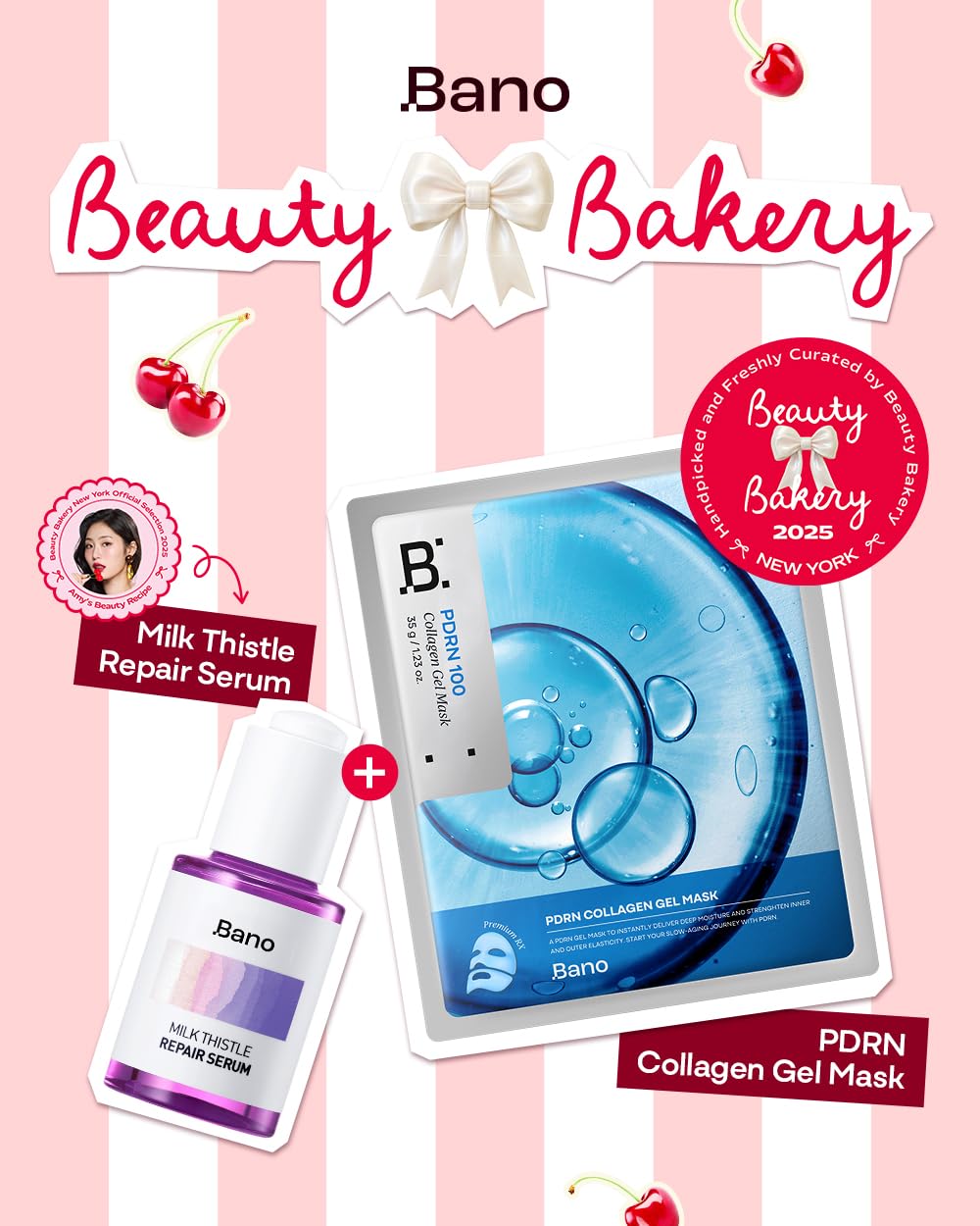 Bano PDRN Collagen Gel Mask - Korean Overnight Face Mask for Firming & Deep Hydrating | Biome PDRN for Skin Elasticity | Korean Skin Care for Sensitive Skin | Fragrance-Free |1.23 oz, 4EA