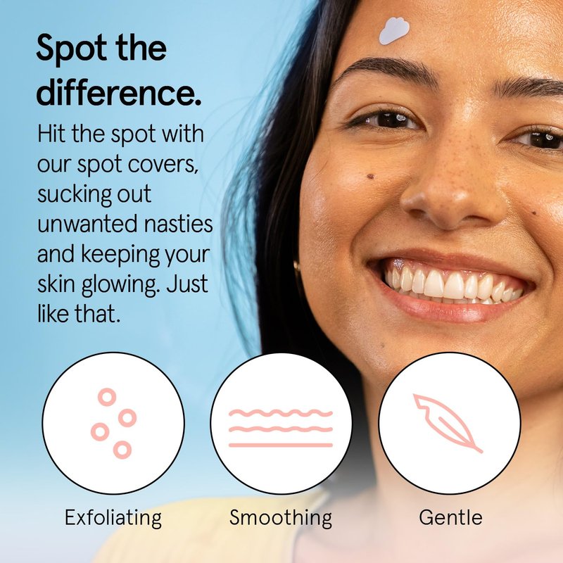 grace & stella Award Winning Pore Strip - Pimple Patches for Face - Hydrocolloid Acne Patches - Absorbs Zits, Reduces Redness - Cute Patches Dermatologist-Tested, Vegan
