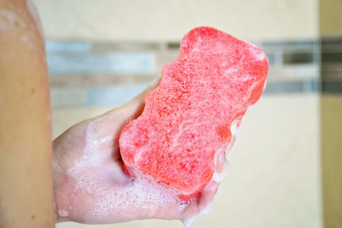 Spongeables Body Wash in a 20+ Wash Sponge, Pomegranate Punch, 3 Count