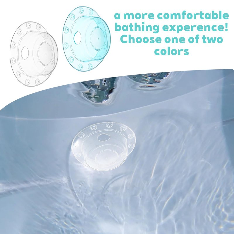 2 Pcs Bathtub Overflow Drain Cover Bathtub Stoppers 6.1 Inch Transparent & Green PVC Tub Overflow Drain Cover Plug for Deep Water Bath, Universal Fit for Tub Drains Hole