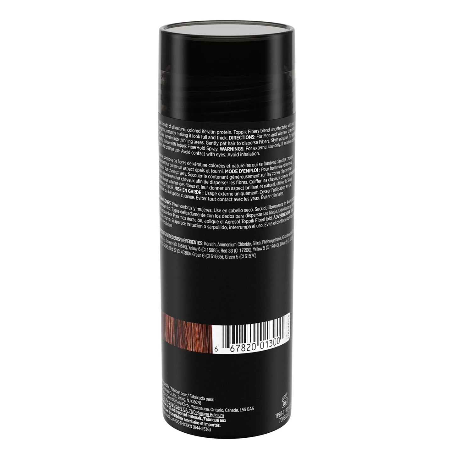 Toppik Hair Building Fibers - Instantly Thicker Hair for Fine or Thinning Hair | 9 Shades, 4 Sizes Available
