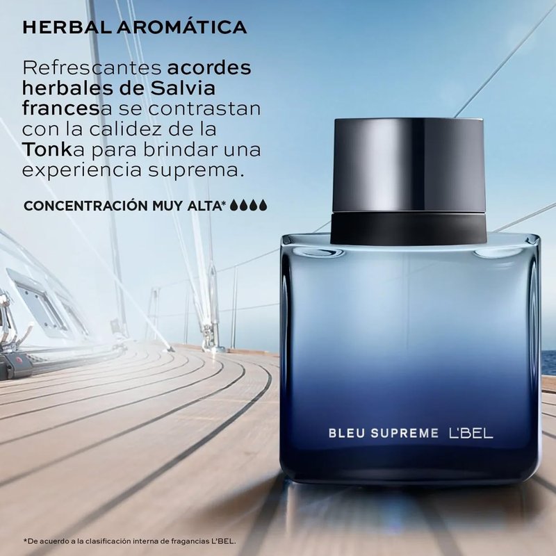 L'Bel - Bleu Supreme Perfume for Men Long Lasting 90 ml