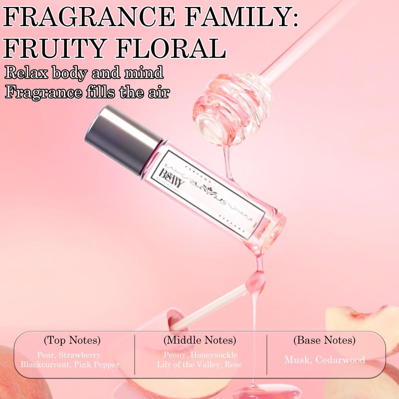 FRAGRANCE OILS Strawberry Pound Cake Long-Lasting Perfume, Advanced Floral Fruity Gourmand fragrance for women, 15ml Travel Perfume Spray