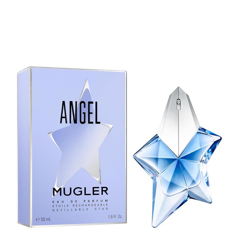 Mugler Angel Eau de Parfum - Women's Ambery & Woody Perfume - Bergamot, Praline, Patchouli | Long-Lasting Fragrance
