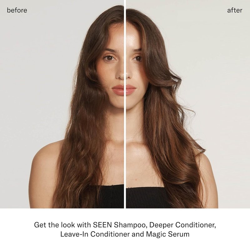 SEEN Deeper Conditioner - Non-Comedogenic Formula for Sensitive Skin | Dermatologist-Developed, 8 oz