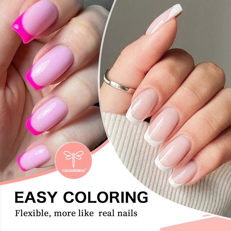 Medium Square Half Cover Nail Tips - 224pcs Full Matte No C Curve Gel Gelly Tips, with Position Line & 12 Sizes for Perfect Nail Extensions
