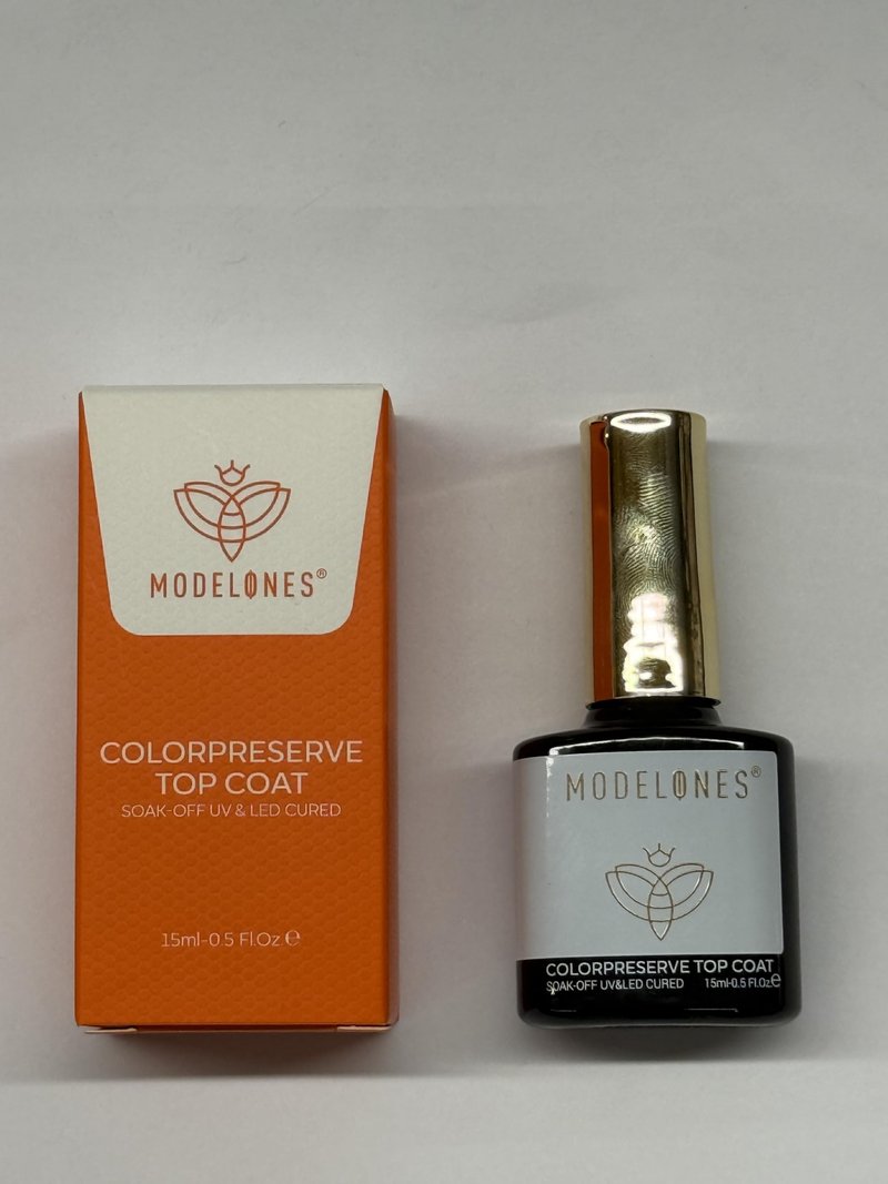 modelones Extra Glossy Gel Top Coat, 15ml Clear Color Preserve No Wipe Top Coat Gel Nail Polish High Shine Long Lasting Professional Self-Healing UV Nail Surface Protection Manicure
