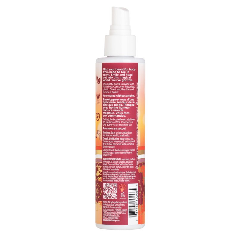 Pacifica Persian Rose Perfumed Hair & Body Mist, Alcohol-Free Spray Designed For Head-To-Toe Wear, Vegan & Cruelty-Free, 6 Fl Oz