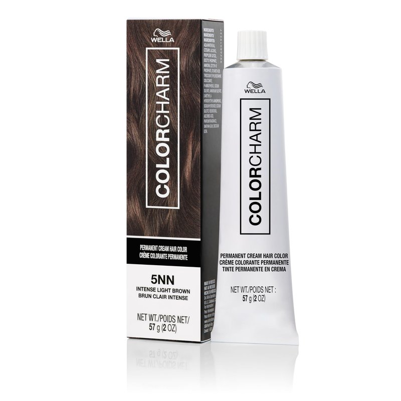 COLORCHARM Permanent Cream Hair Color, 5NN Intense Light Brown, 2 oz.