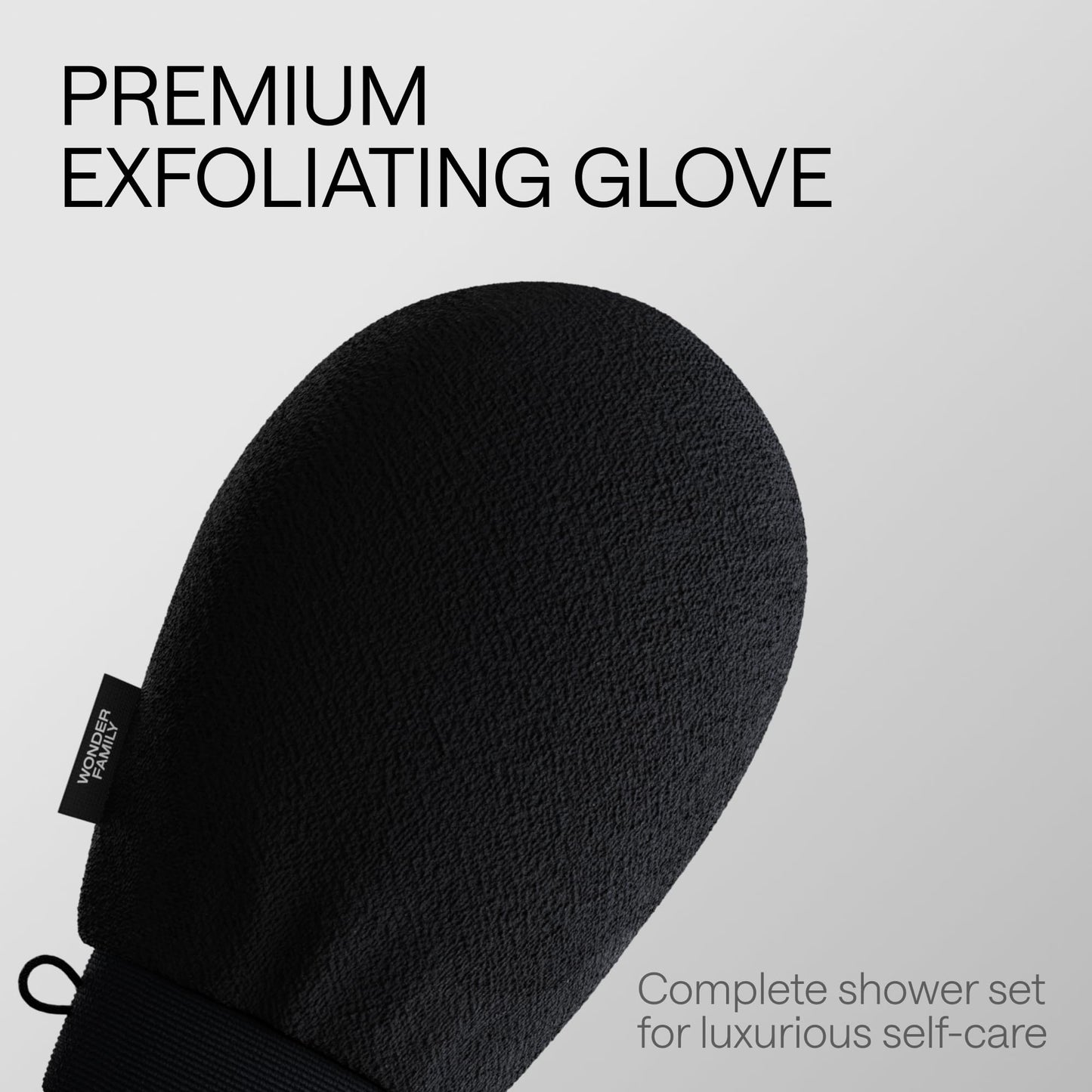 Korean Exfoliating Glove for Shower – Deep Body Scrubber & Face Exfoliator – Shower Gloves – Tan Remover Washcloth, Smooth Skin & Body Exfoliating Mitt – Loofah Wash Cloth Alternative