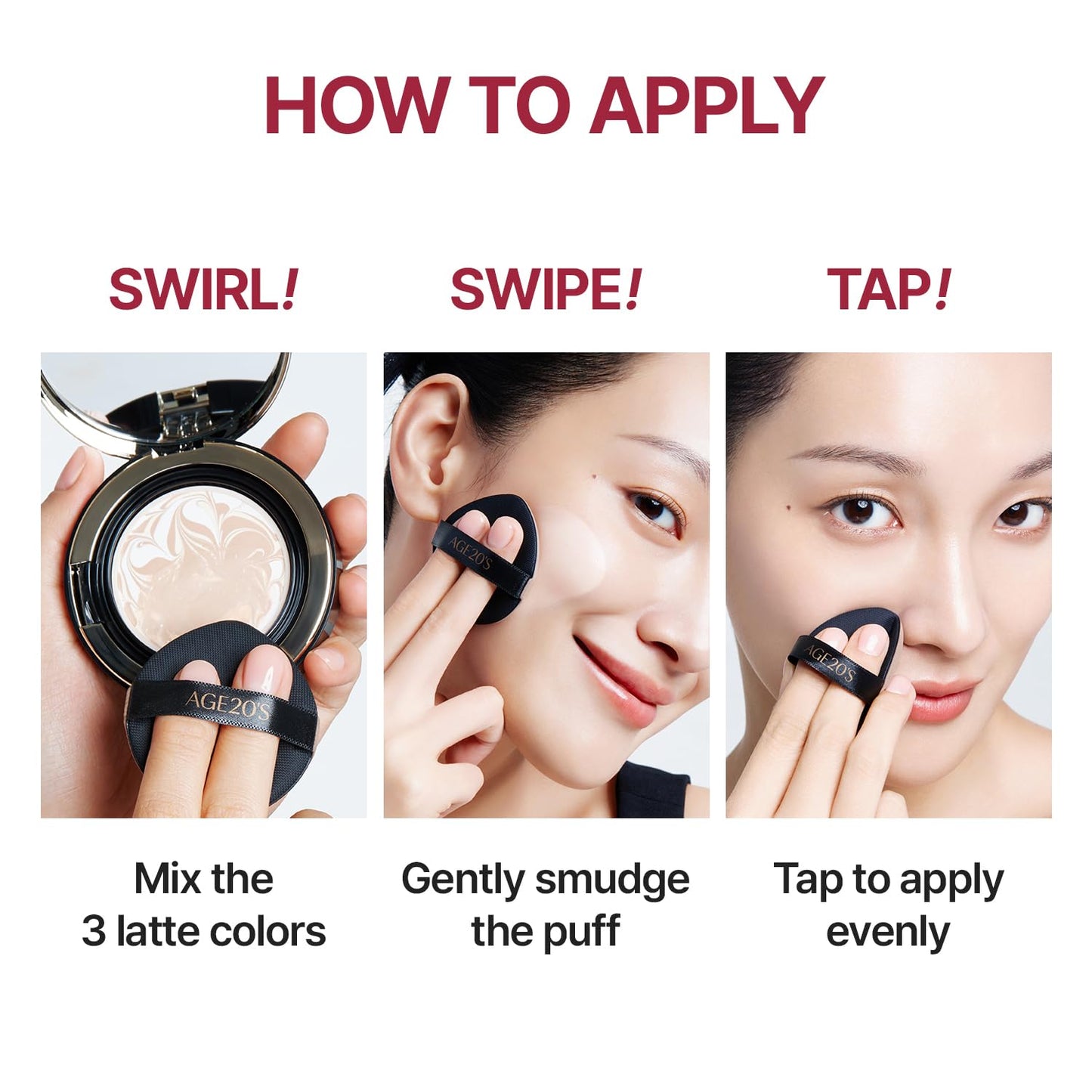 [Vegan] AGE20'S Signature Essence Pact | Pack of 1 | 21W WARM VANILLA | Korean Cushion Foundation | Cream Foundation, Dewy & Glow Finish, Natural Coverage, SPF 50+