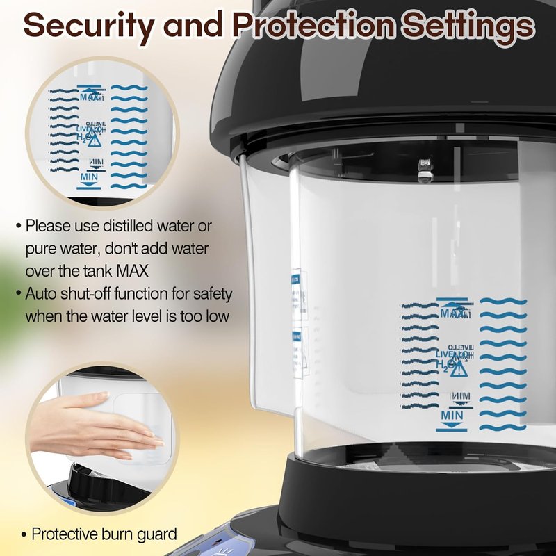 Kingsteam Hair Steamer - 2 in 1 Ozone Facial Steamer for Home & Salon Use | Personal Care Device