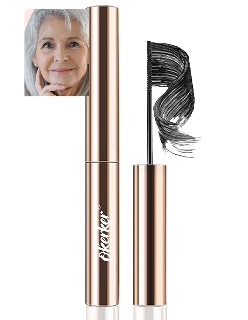 Regine Switzerland Black Mascara - Ultimate Length & Volume for Fine Short Lashes | Smudge-Proof, Ultra-Precise Brush