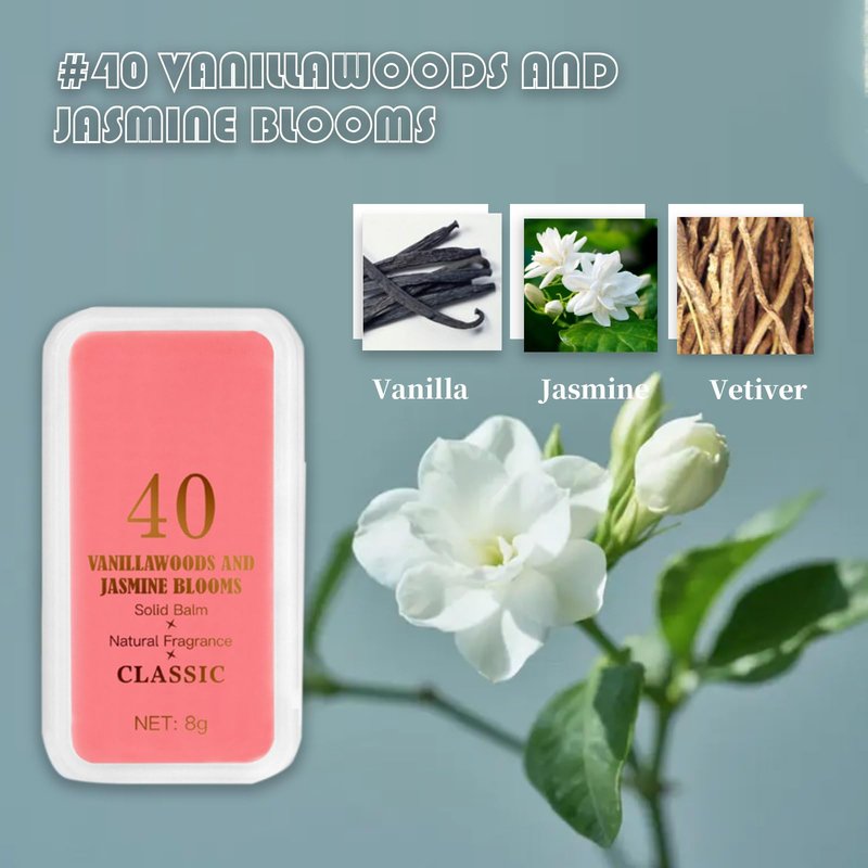 gcdat 3 PCS Solid Balms Set Solid Perfume Portable Pocket Balm Perfume Perfect for Travel Use Natural Fragrance Parfum for Women