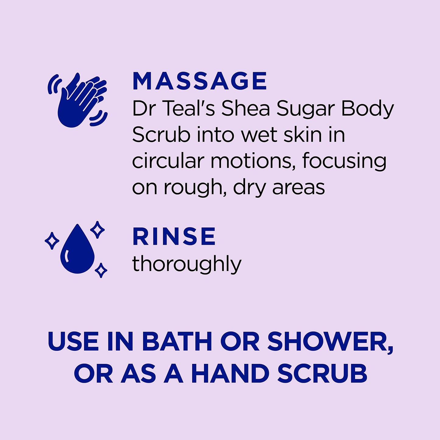 Dr Teal's Shea Sugar Sleep Scrub, with Melatonin, Lavender, & Essential Oils, 19oz (Pack of 3)