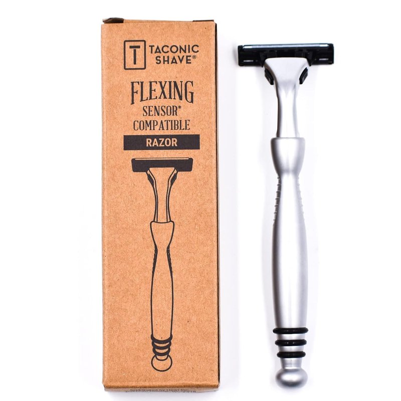 Gillette Sensor Compatible Triple Blade Razor - Heavyweight Pivot Head for Smooth, Close Shave | Includes 1 Preloaded Blade