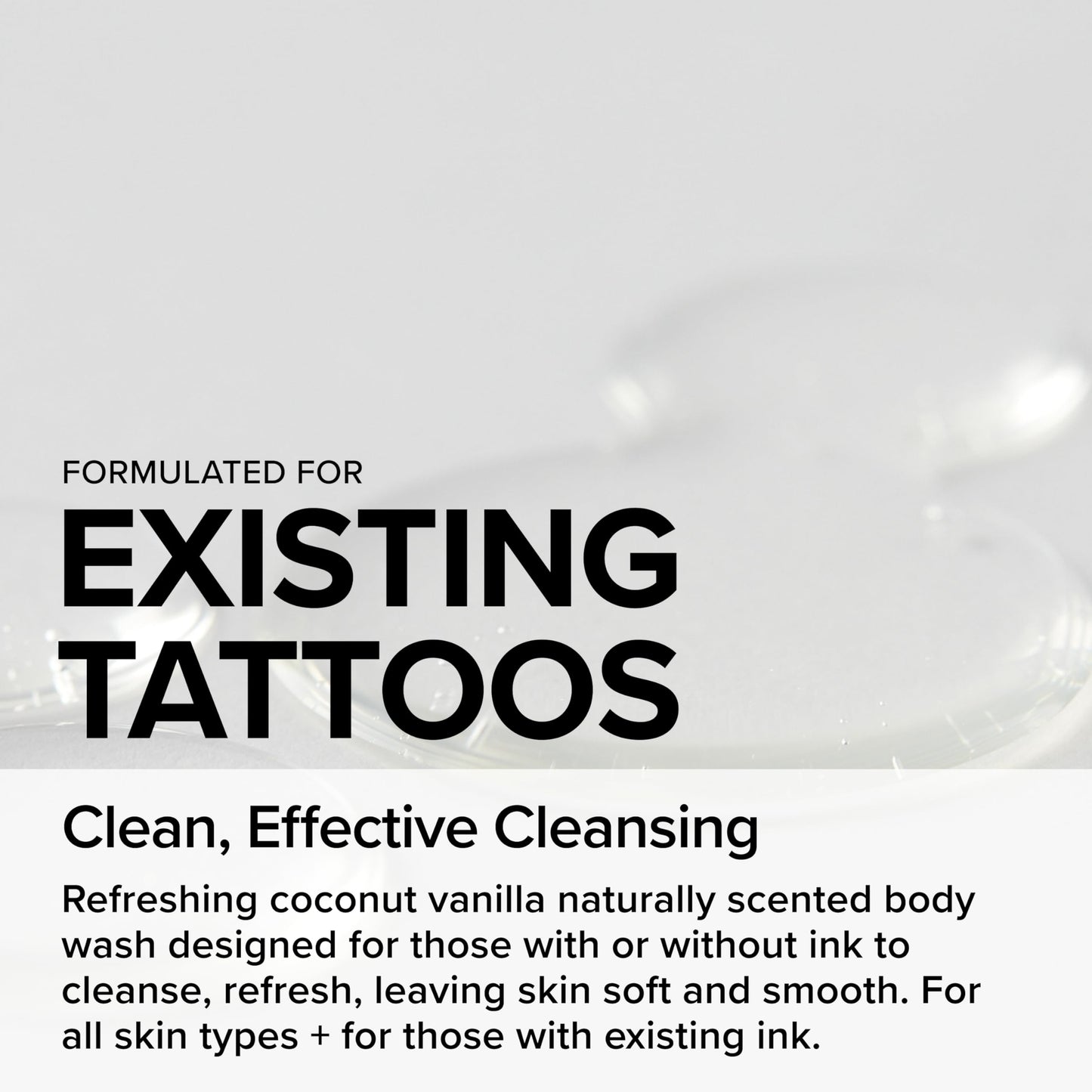 Mad Rabbit Refresh Body Wash - Tattoo Aftercare, Cleansing Ingredients Made For All Skin Types, Gentle, Anti-Aging & Hydrating Formula (16oz)