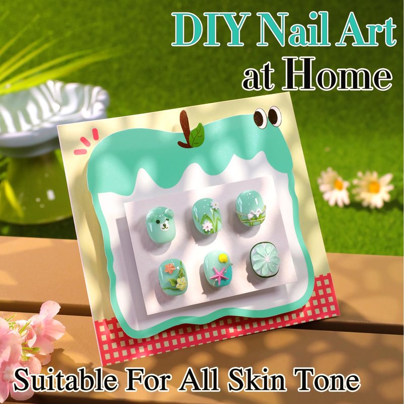Double Rhythm 15ML Gel Nail Polish Pure Sheer Same Color Same Bottle Soak Off Gel Polish Art Manicure Salon DIY at Home for Women (Mint Green Glow-A1315)
