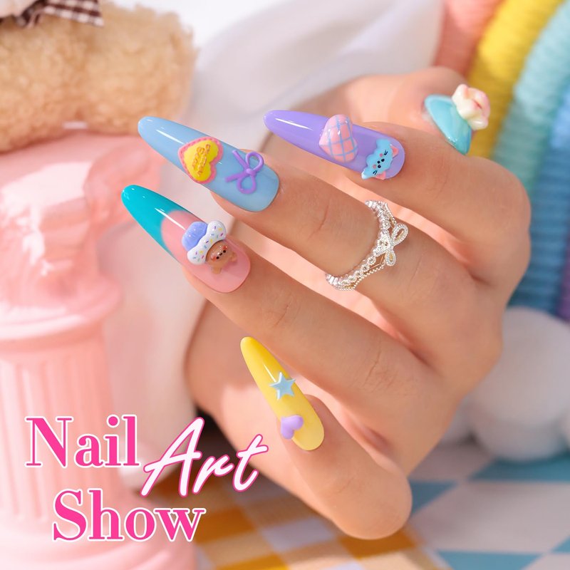 Double Rhythm Gel Polish Set - 6 Pcs Hema-Free Soak Off Kit for DIY Nail Art | Neutral Milky Colors