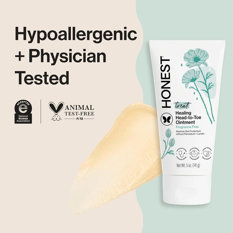 Head to Toe Multi-Purpose Healing Ointment - Hypoallergenic, Fragrance-Free, Vegan, 5 oz