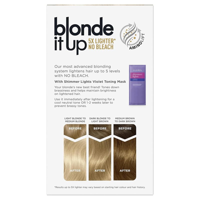 Clairol Blonde It Up Permanent Hair Dye - Platinum Blonde Color | Single Pack
