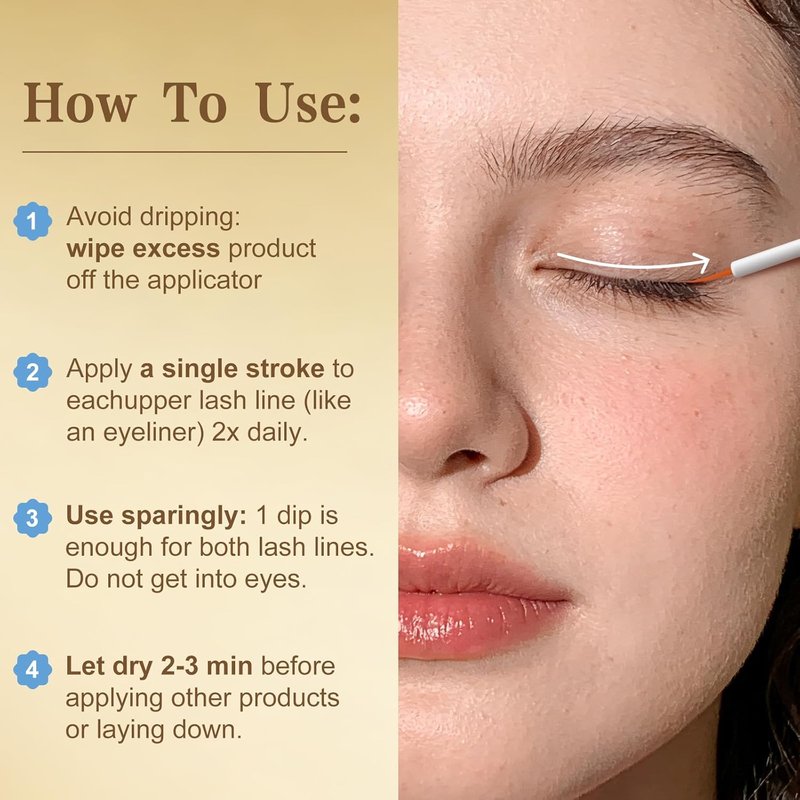 Eyelash Growth Serum - Peptide Infused Formula for Longer, Fuller Lashes | 3mL