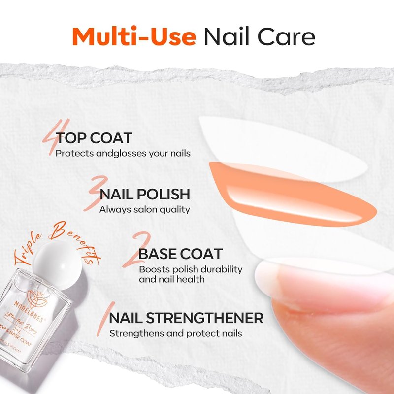 modelones Nail Polish Set, 6 Colors White Black Nail Polish with Magnet Glitter Cat Eye Magnetic Non Toxic Quick Dry Fingernail Polish Salon Home DIY Gifts For Women Girl