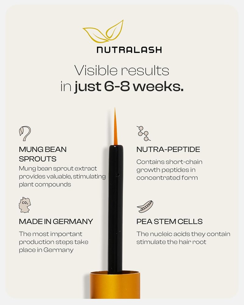 Eyelash Serum for Longer, Thicker Lashes - Darkens & Strengthens in 6-8 Weeks | 3ml