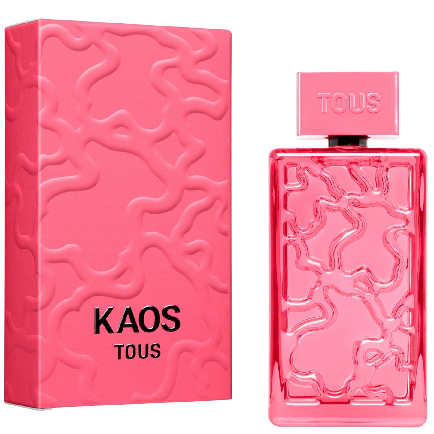TOUS Kaos Eau de Parfum for Women, Floral, Fruity and Woody Fragance with Notes of Lemon, Bergamot and Pear for Everyday Wear, 3.4 Fl Oz